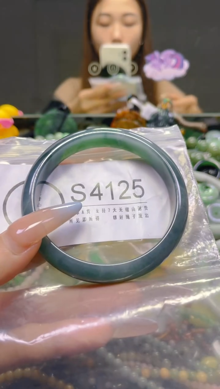 翡翠未镶嵌颈饰58-59/S/翡翠A货，一件也是批发价