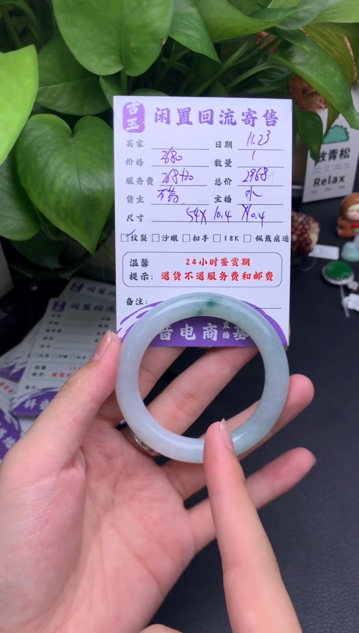 未镶嵌手镯翡翠手镯