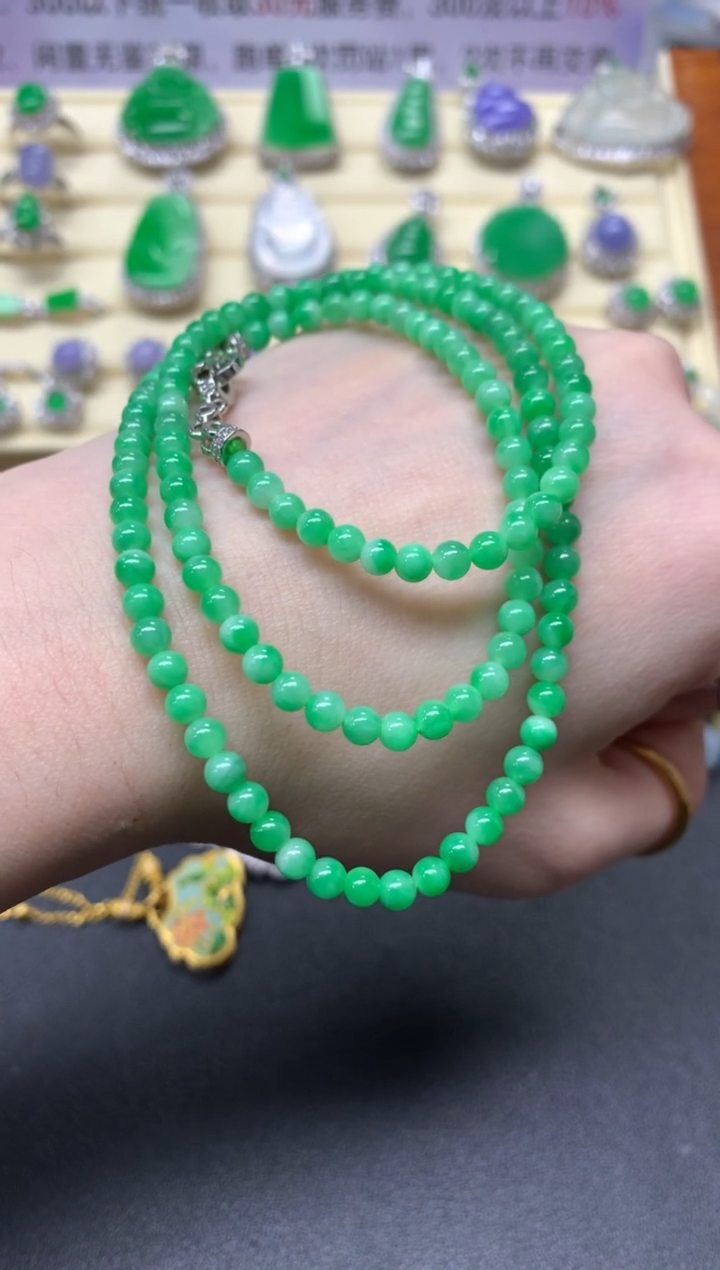 【闪购商品】翡翠项链未镶嵌珠链|8000+800