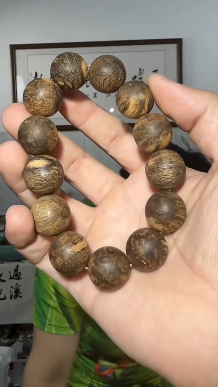 沉香手串a24号沉水单圈50g多样性发一