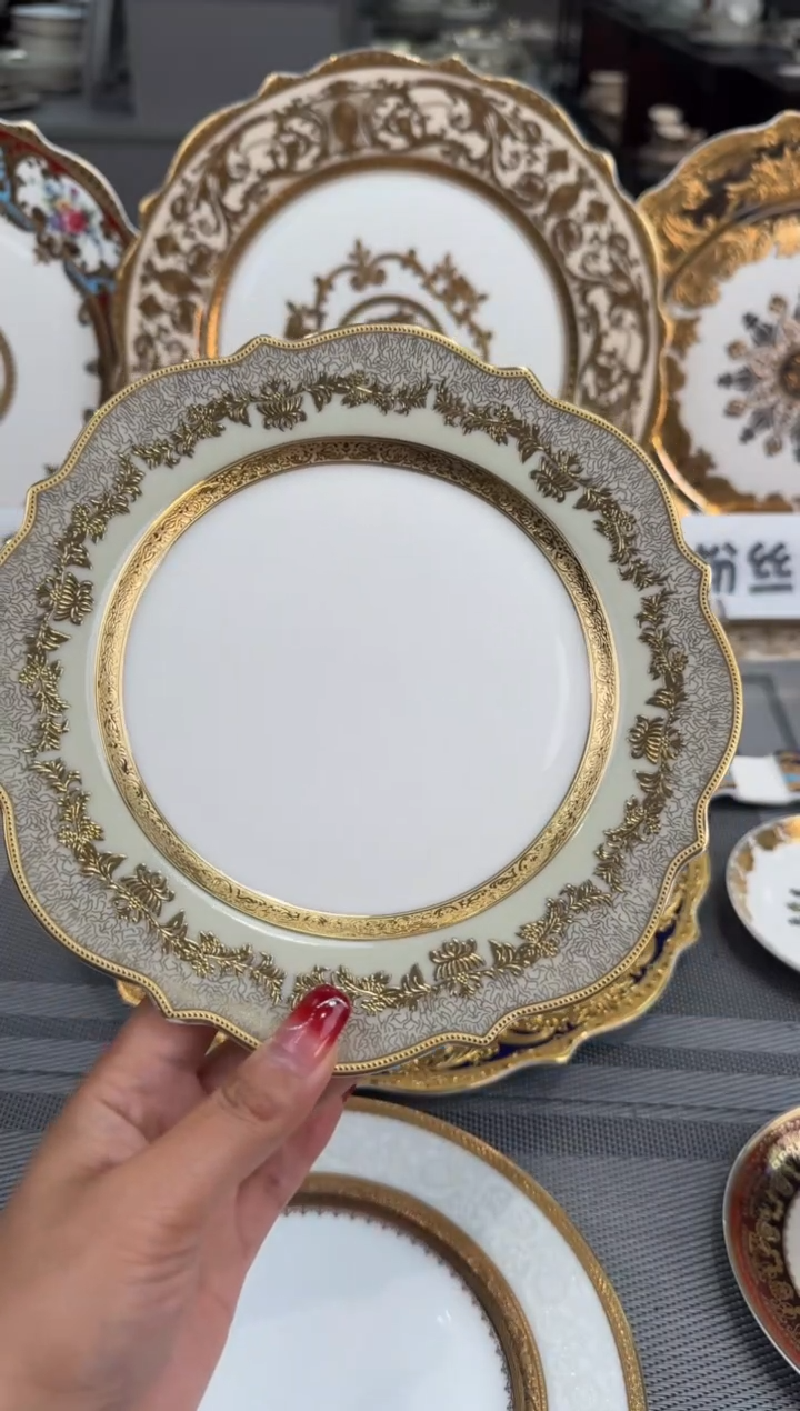 【闪购商品】瓷片8寸平盘2个福利价