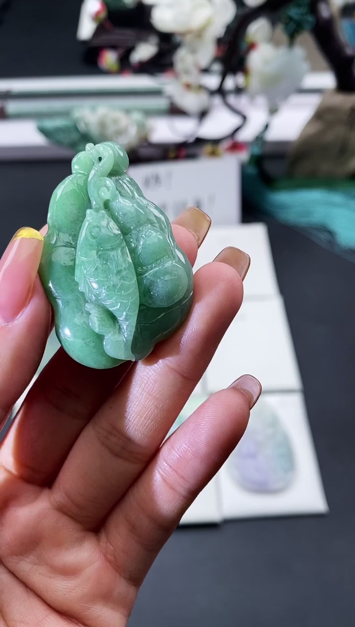 【闪购商品】翡翠颈饰未镶嵌天然缅甸翡翠A货