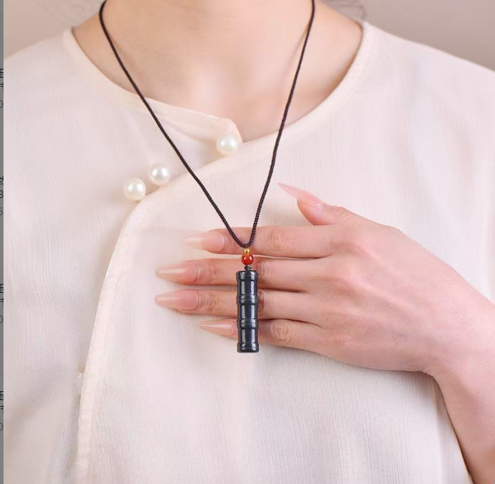 【靳总福利】和田玉未镶嵌多样性发一个和田玉-玉竹节 777