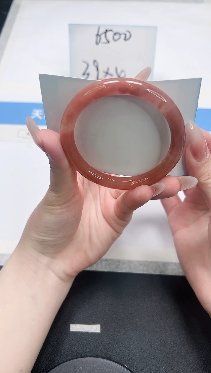 【闪购商品】石英质玉手镯未镶嵌200/桃花56