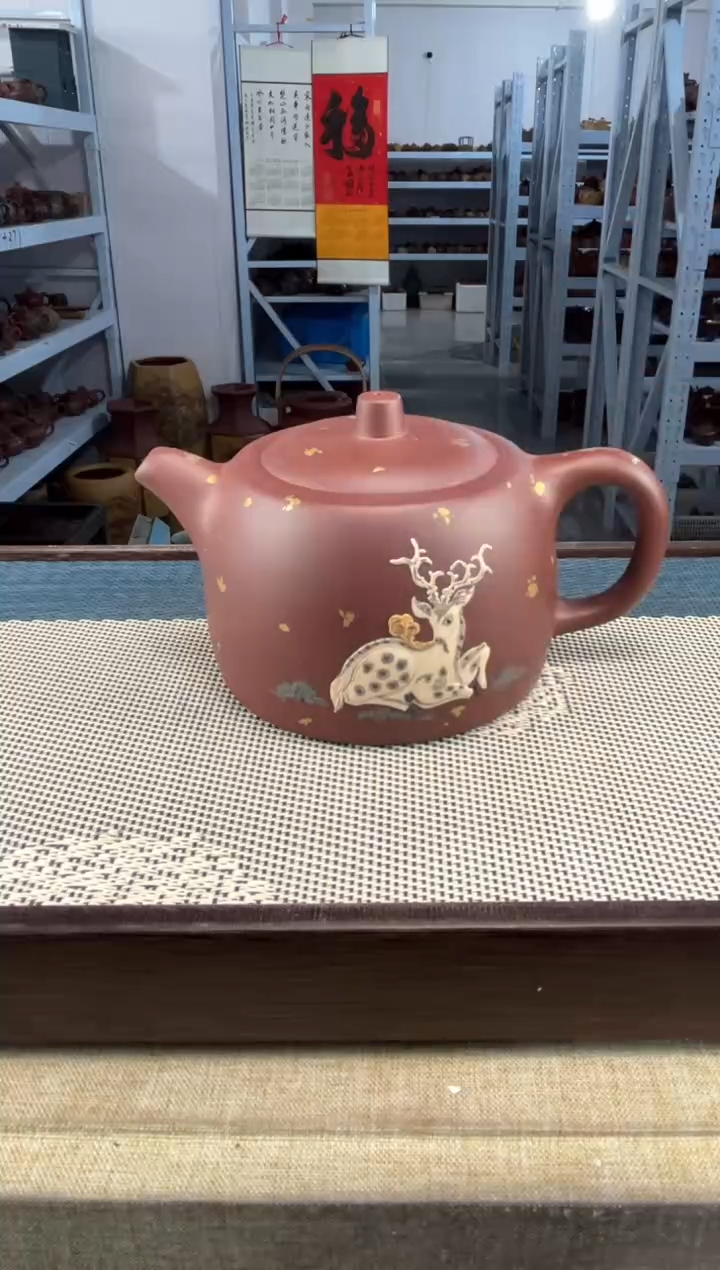 紫砂茶壶51宜兴紫砂350cc