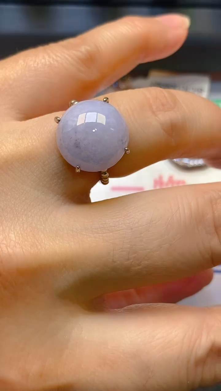 【闪购商品】翡翠耳饰银S925镶嵌天然A货翡翠1