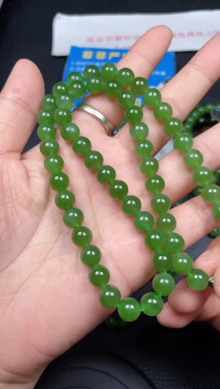 和田玉未镶嵌颈饰F107