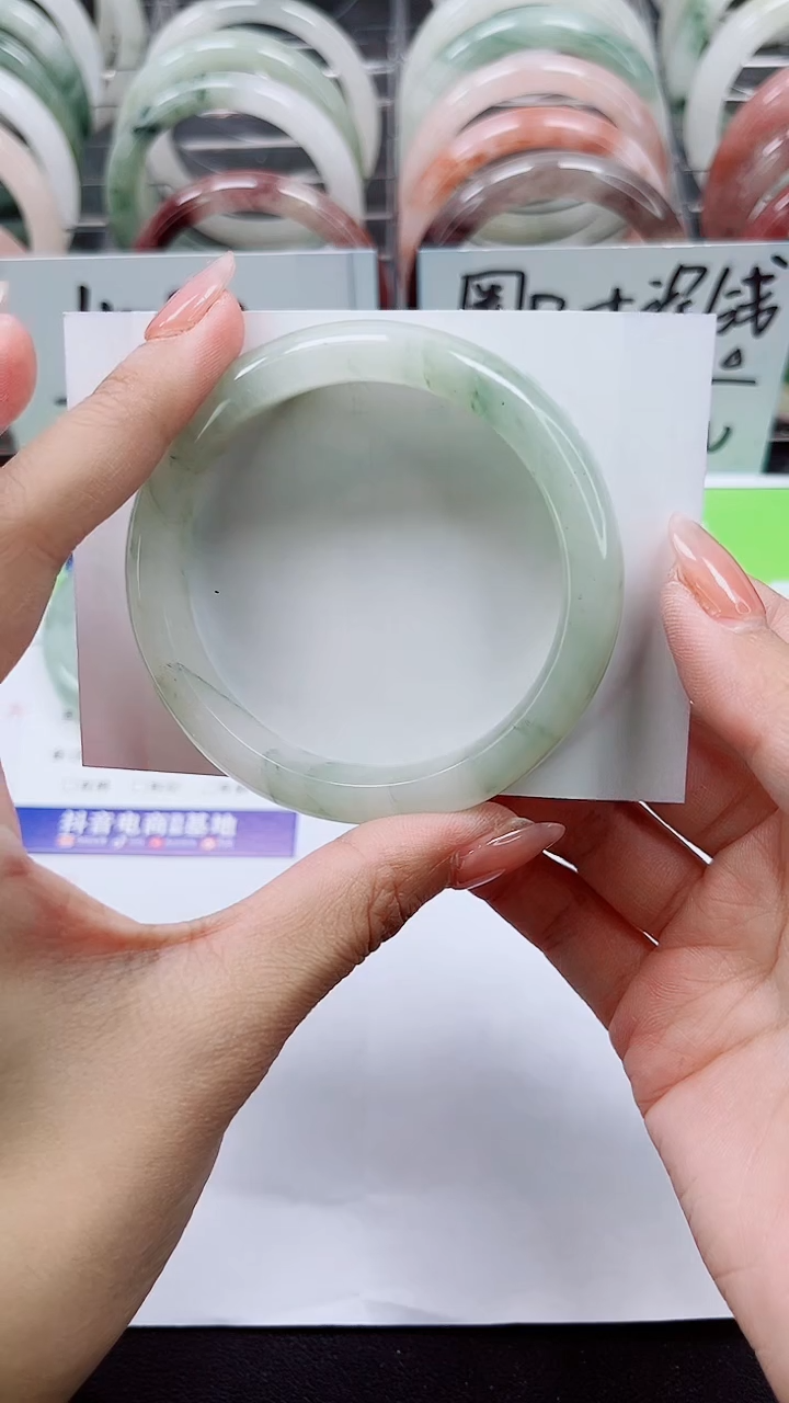 【闪购商品】石英质玉手镯未镶嵌A46-55/56