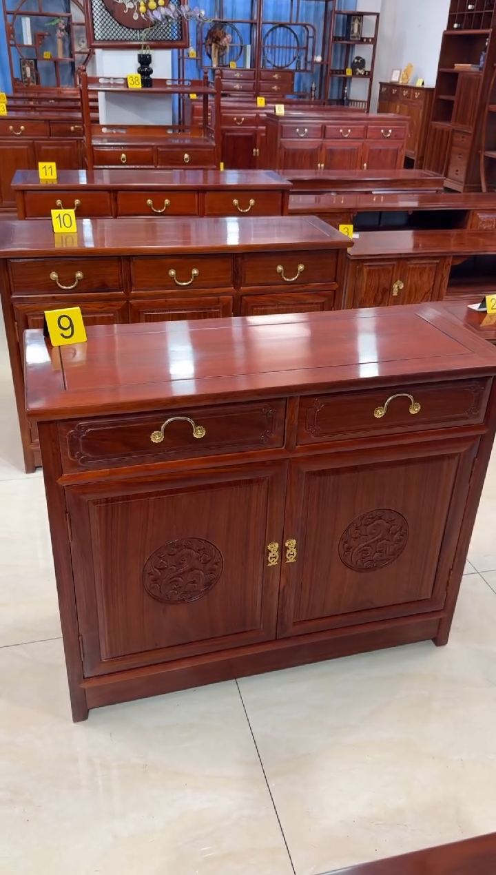花梨木类柜类家具98*40*80餐边柜刺猬紫檀