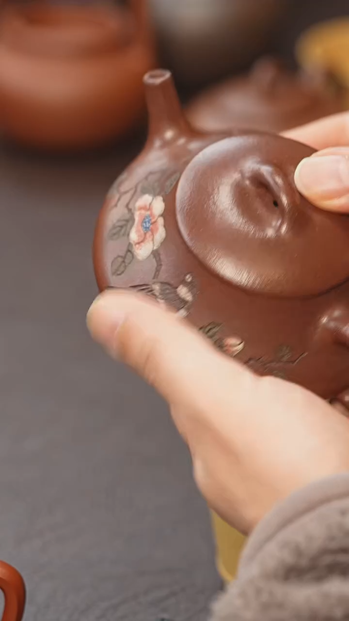 茶壶紫砂原矿高端紫砂--影瓢