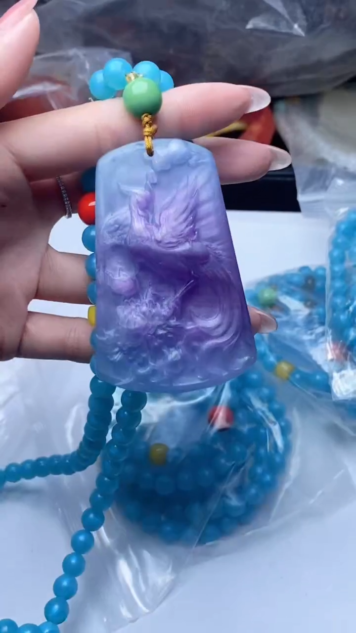 石英质玉未镶嵌颈饰85    套装