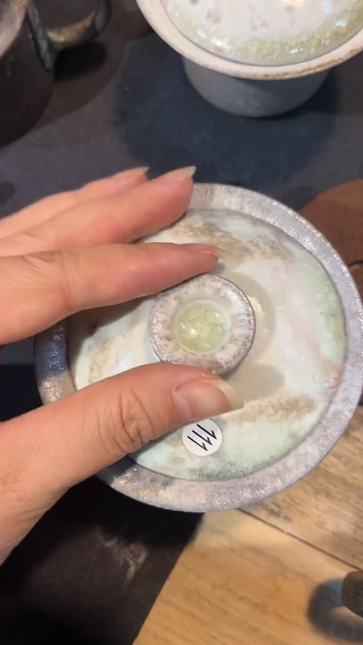 【闪购商品】盖碗111号容量110-120ML有点滑盖