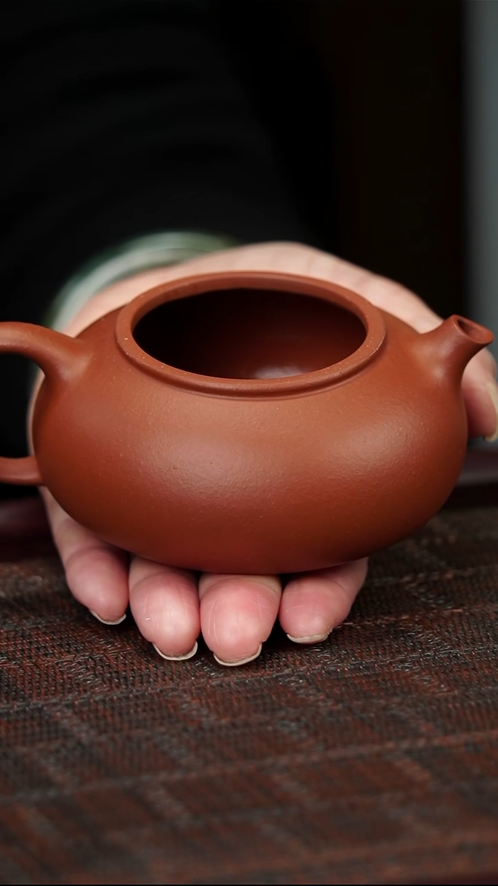 茶壶紫砂wh朱泥 寒江