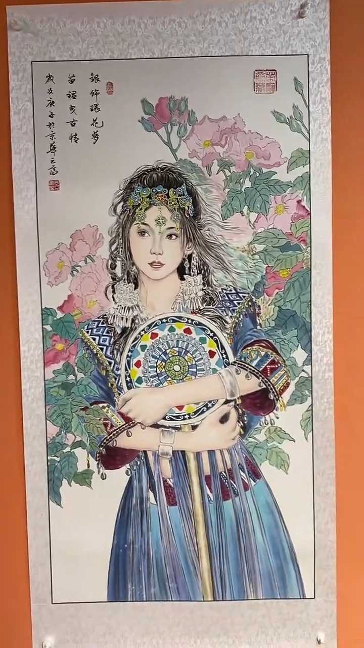 国画张巨富   人物作品工笔