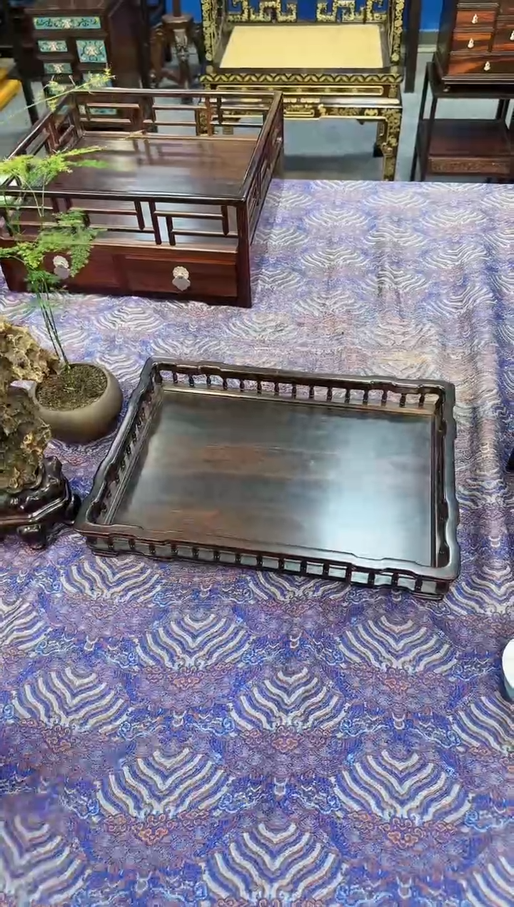 【闪购商品】紫檀木类成套家具文盘