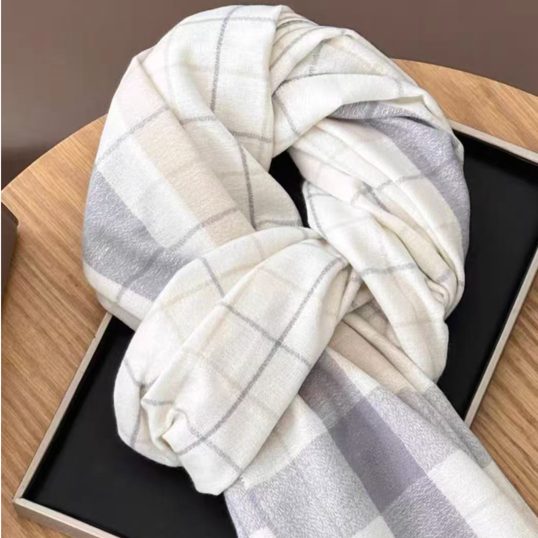 时尚厚款保暖格子围巾韩版成人通用学生休闲风