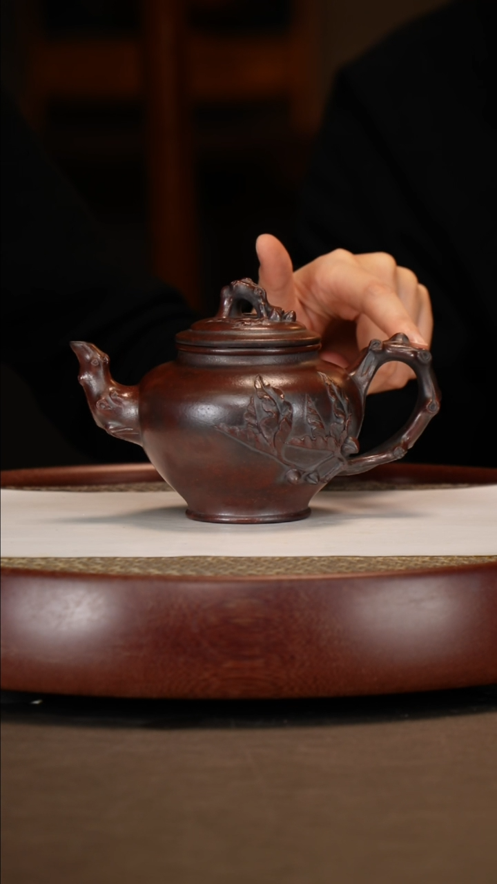 【闪购商品】紫砂茶壶龙山古乌泥