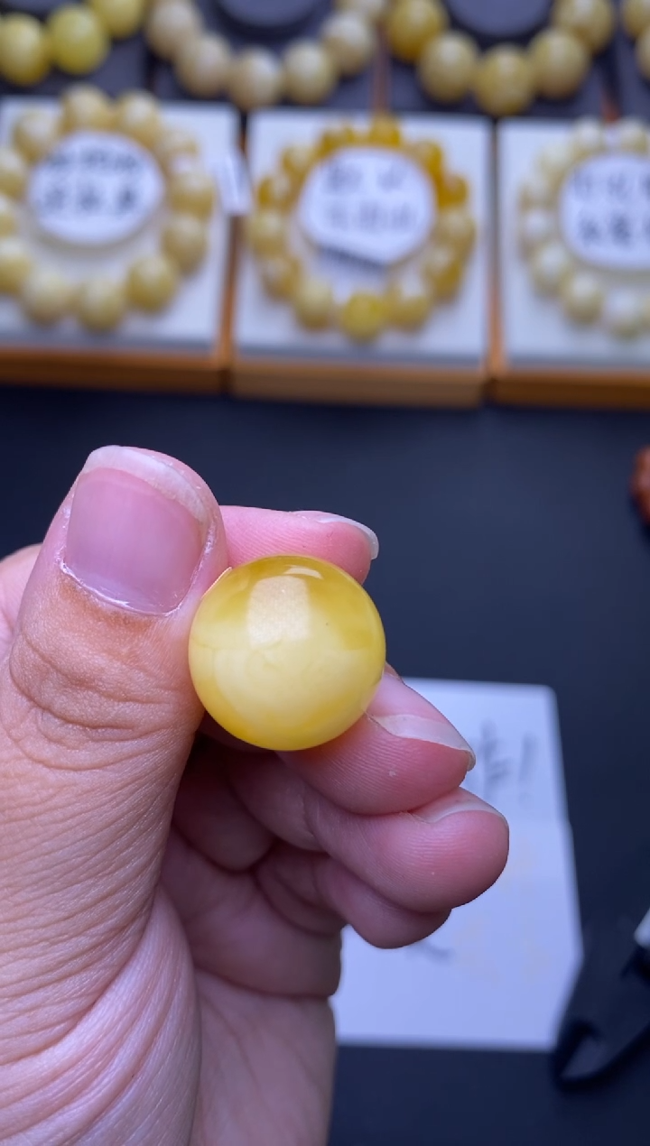 裸石琥珀未镶嵌大小姐珠宝严选120