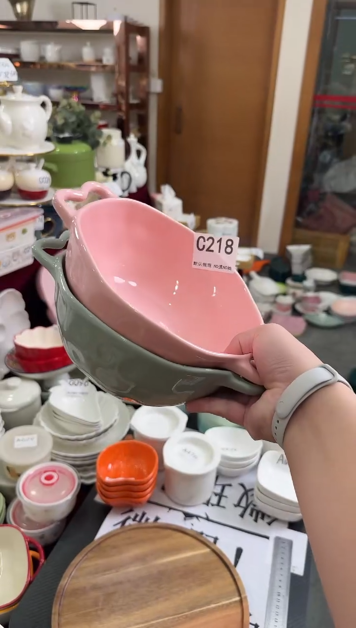 摆件陶C218-2个  仓库微瑕陶瓷清仓福利