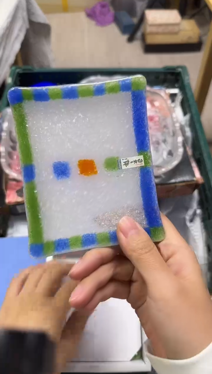 手工艺品玻璃马***狗004