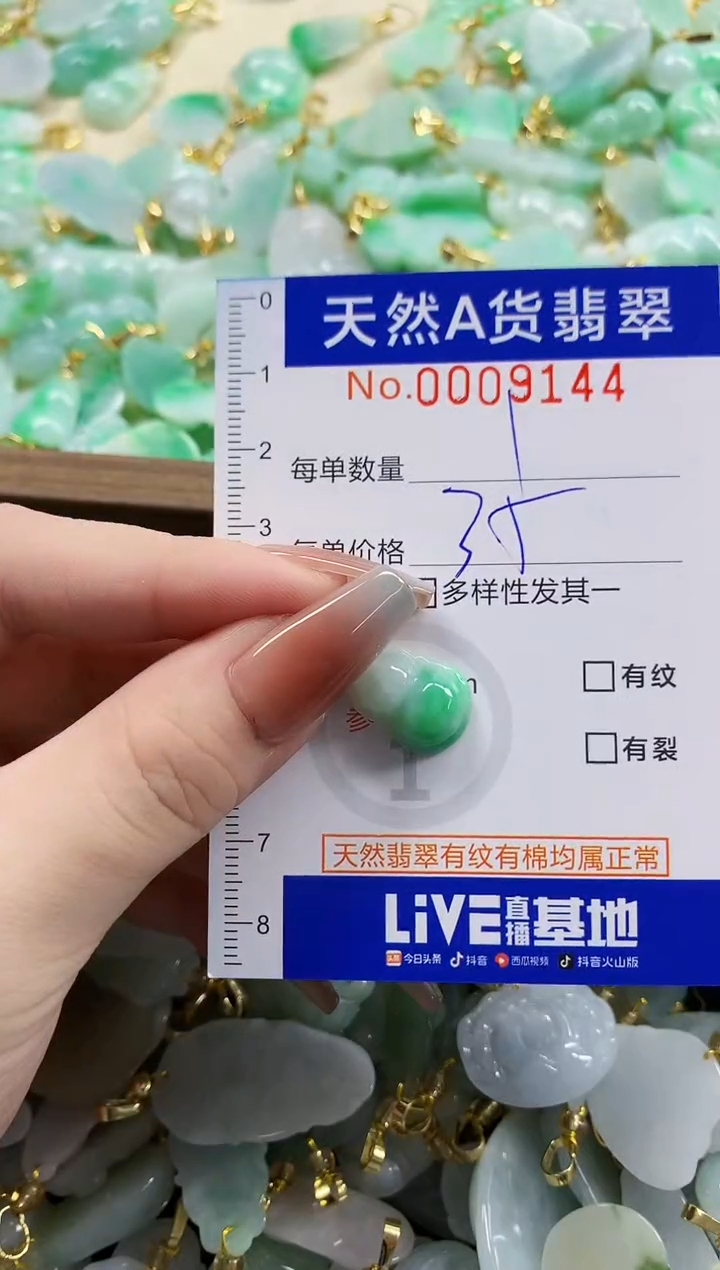 颈饰未镶嵌翡翠天然A货翡翠