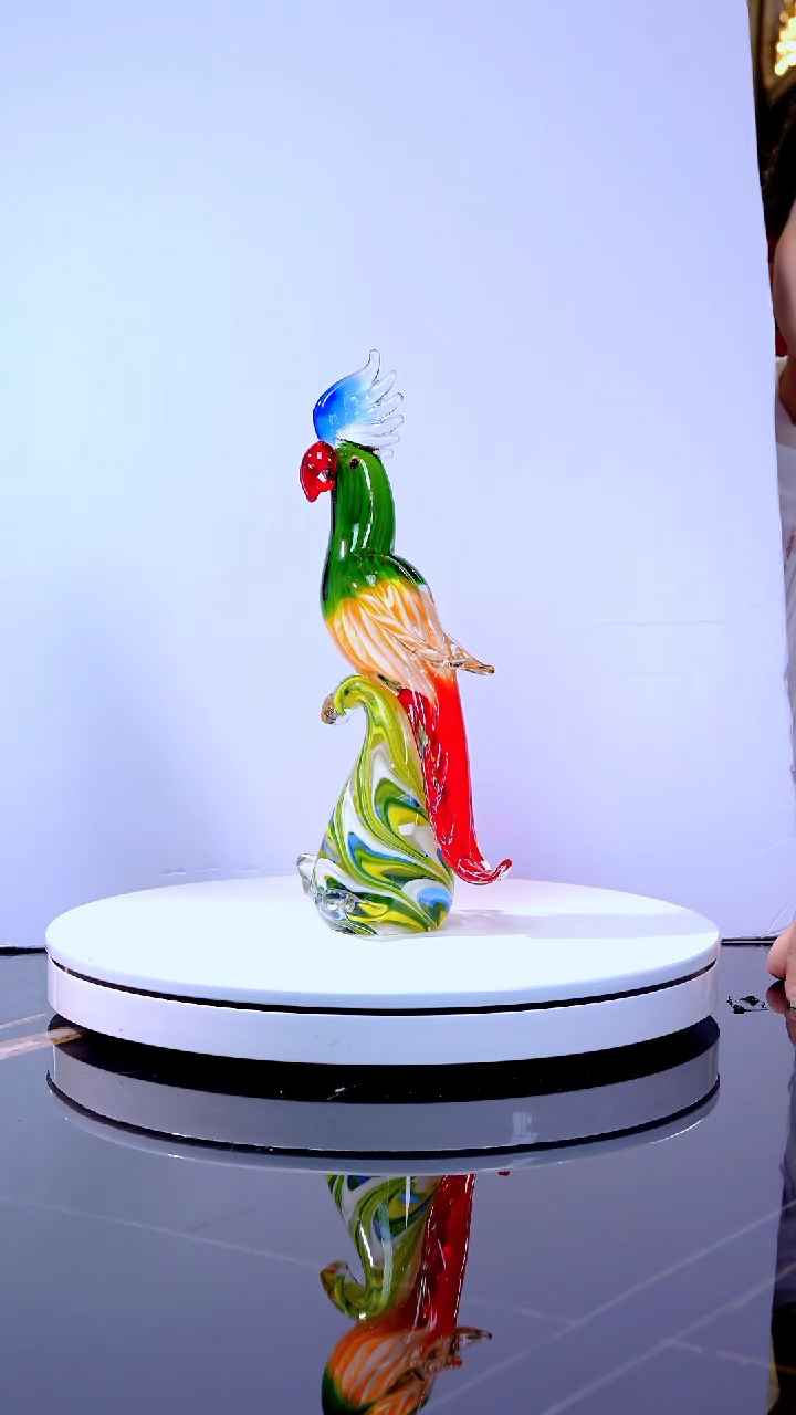 摆件琉璃WG0402鹦鹉鸟摆件