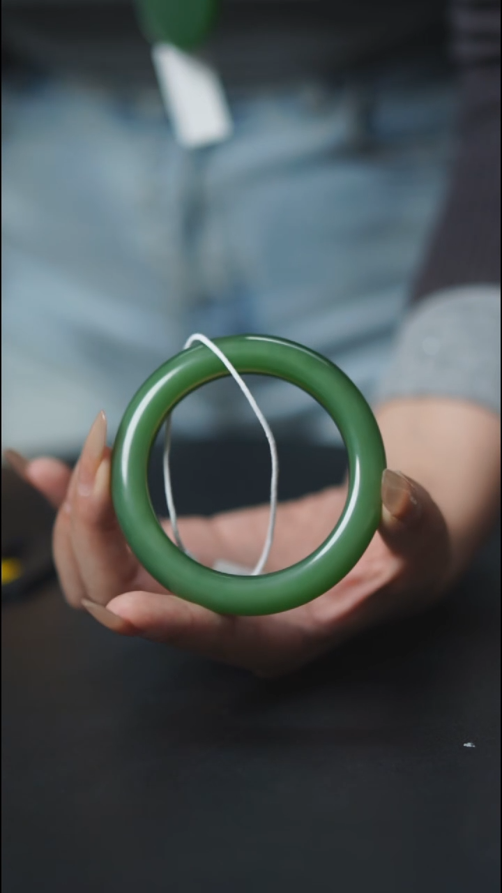 未镶嵌手镯和田玉HA00186圈口58.3