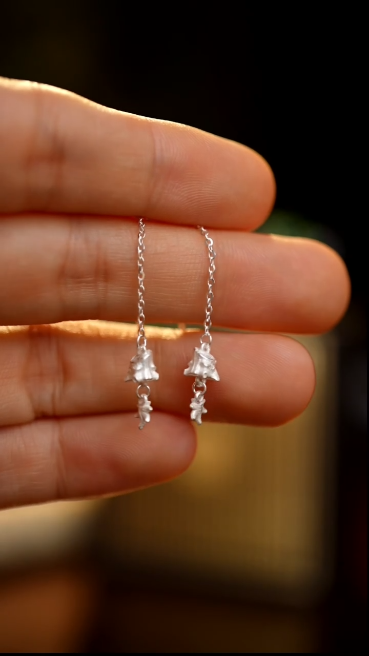 刺绣私人定制苗族手工树心耳线