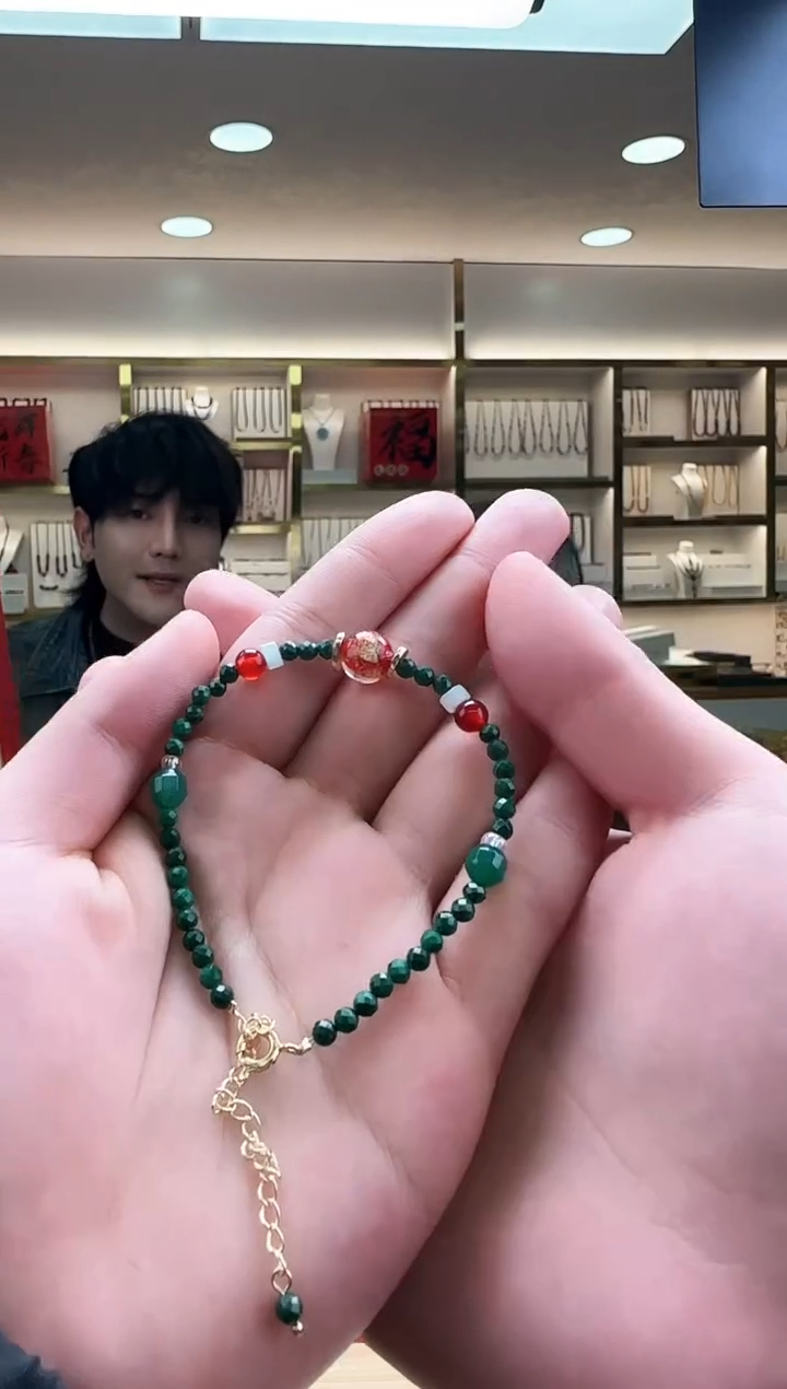 【闪购商品】孔雀石手链多样性发一件未镶嵌 