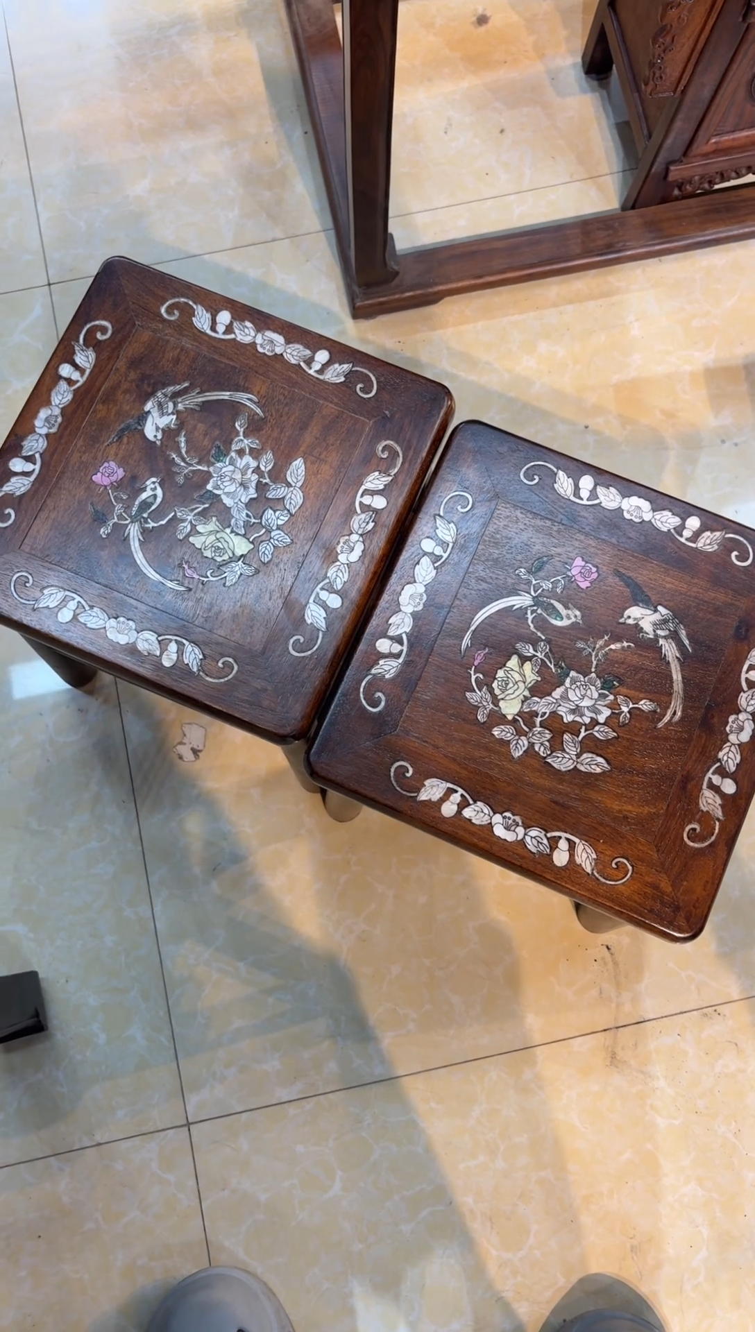 w*h黄花梨富贵凳