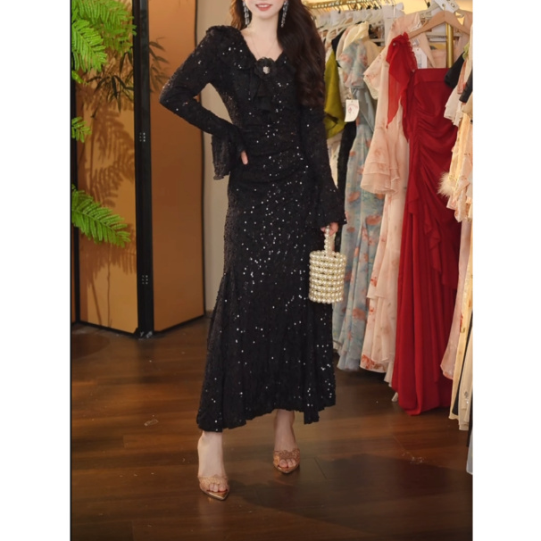2店-【温迪定制】 星光点点23415连衣裙-395