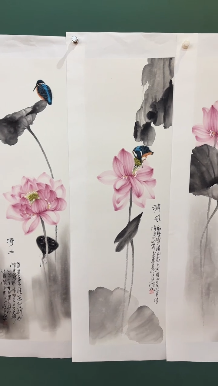 国画周建真老师绘画作品（鸟巢）10-23