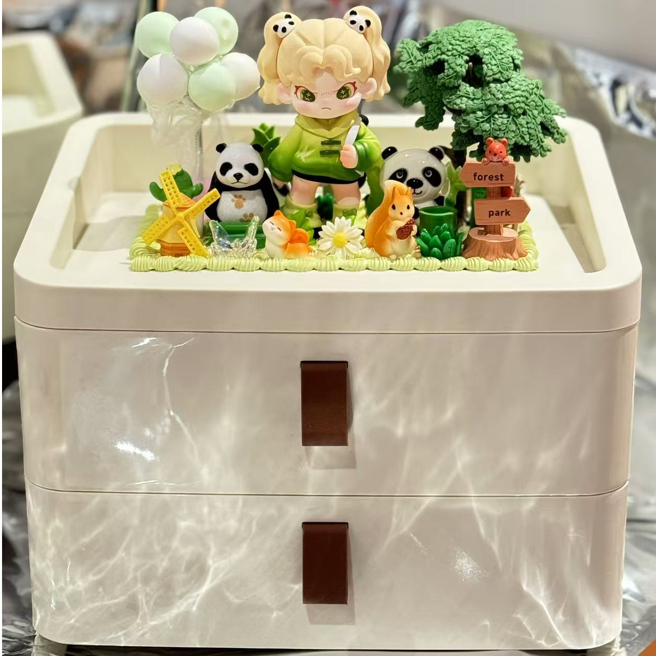 【拍五拆六】正版大娃】原创设计娃杯抽屉储物收纳家庭氛围摆件