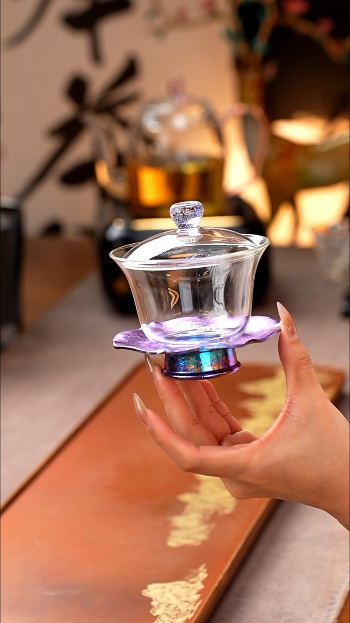 禾器/曜辰盖碗/太空紫