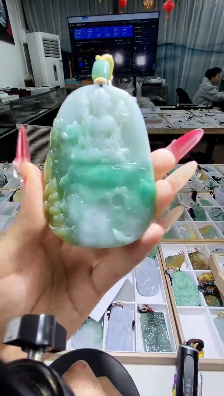 【闪购商品】翡翠颈饰未镶嵌天然缅甸翡翠A货未镶嵌