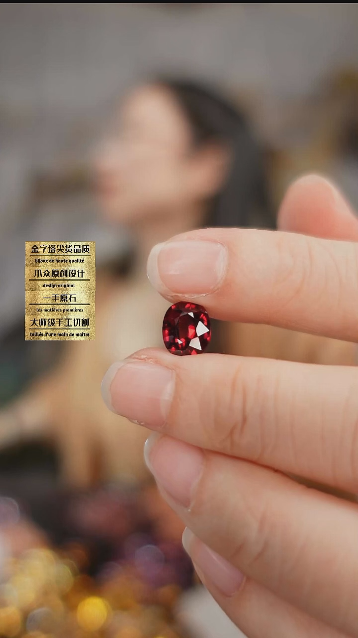 未镶嵌裸石石榴石刻面