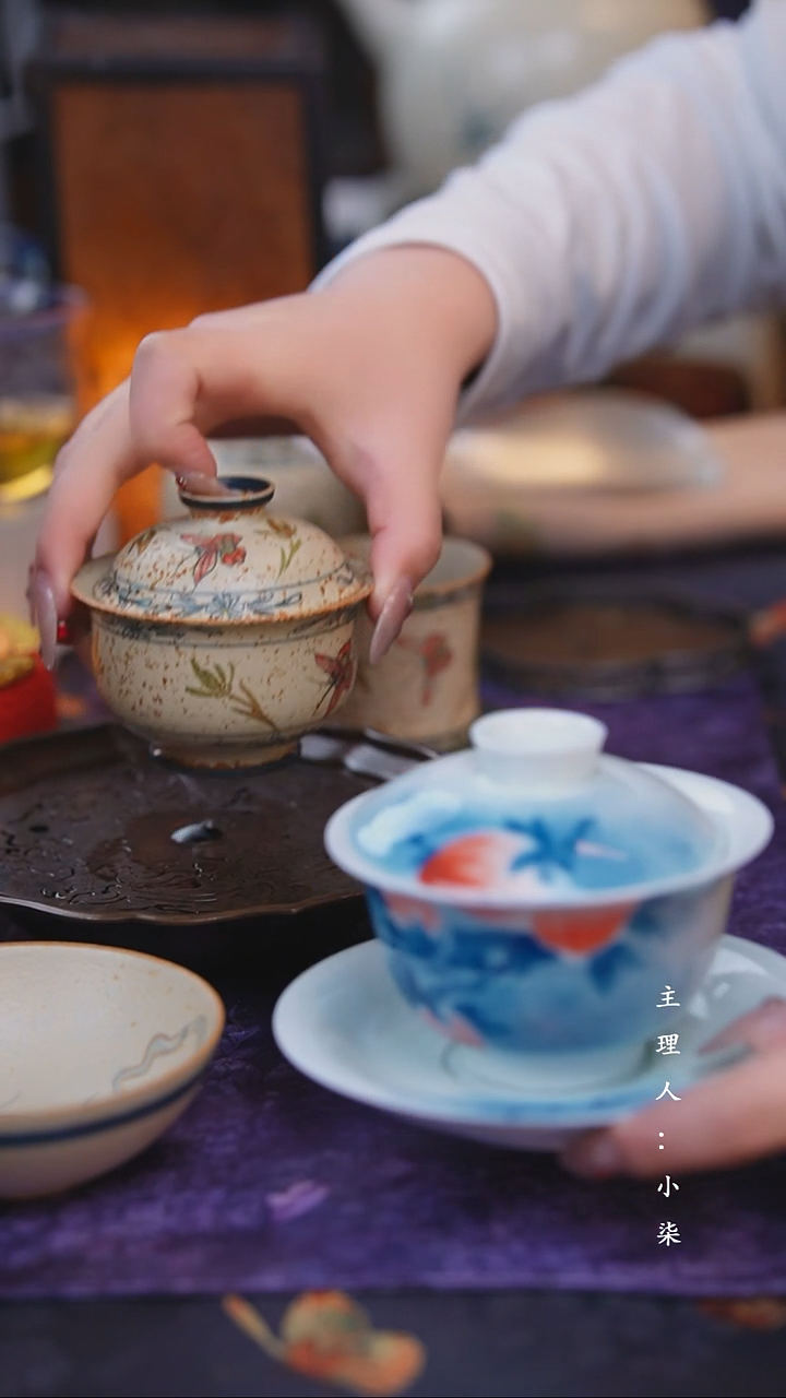 【闪购商品】【柒月】大容量三才盖碗