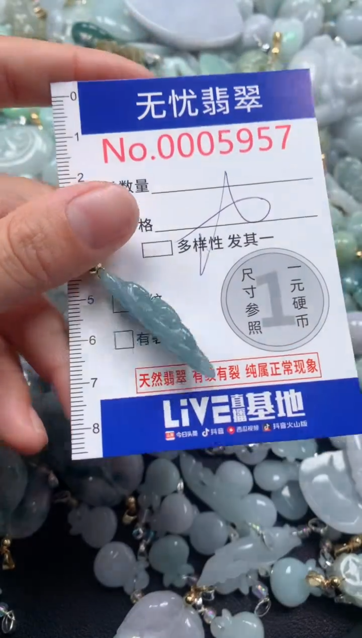 颈饰未镶嵌翡翠5957