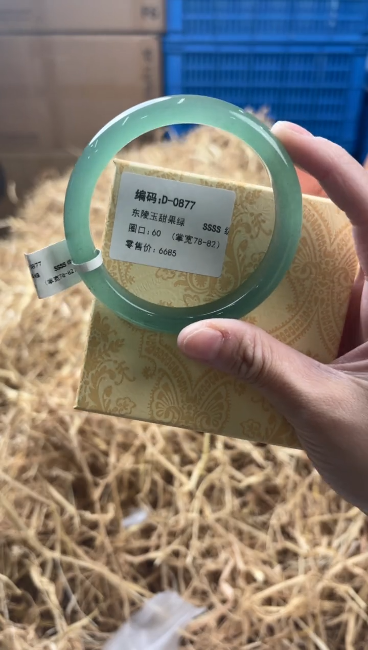 未镶嵌手镯石英质玉D-0877