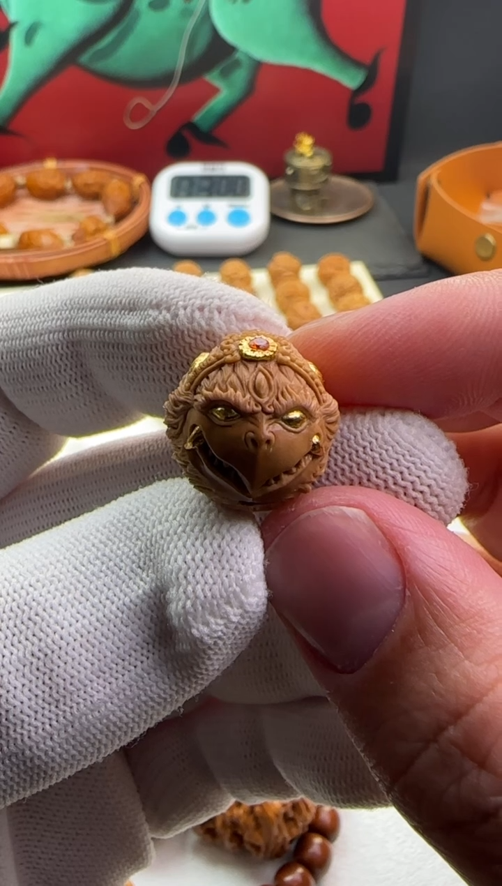大鹏鸟头猴头单颗