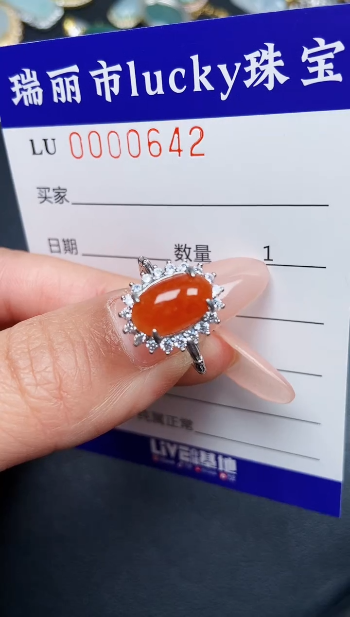 【闪购商品】翡翠颈饰银S925镶嵌0642