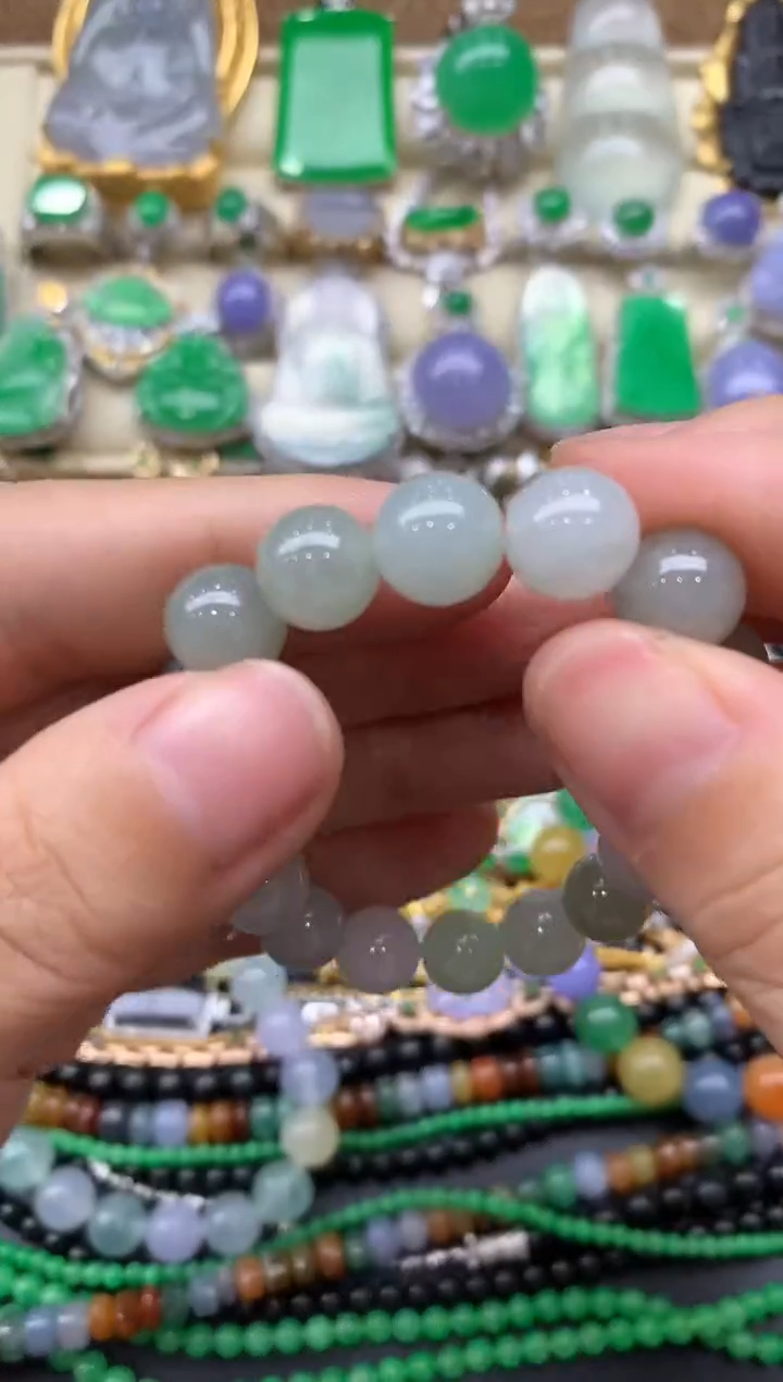 【闪购商品】翡翠手链未镶嵌36-中国好珍宝