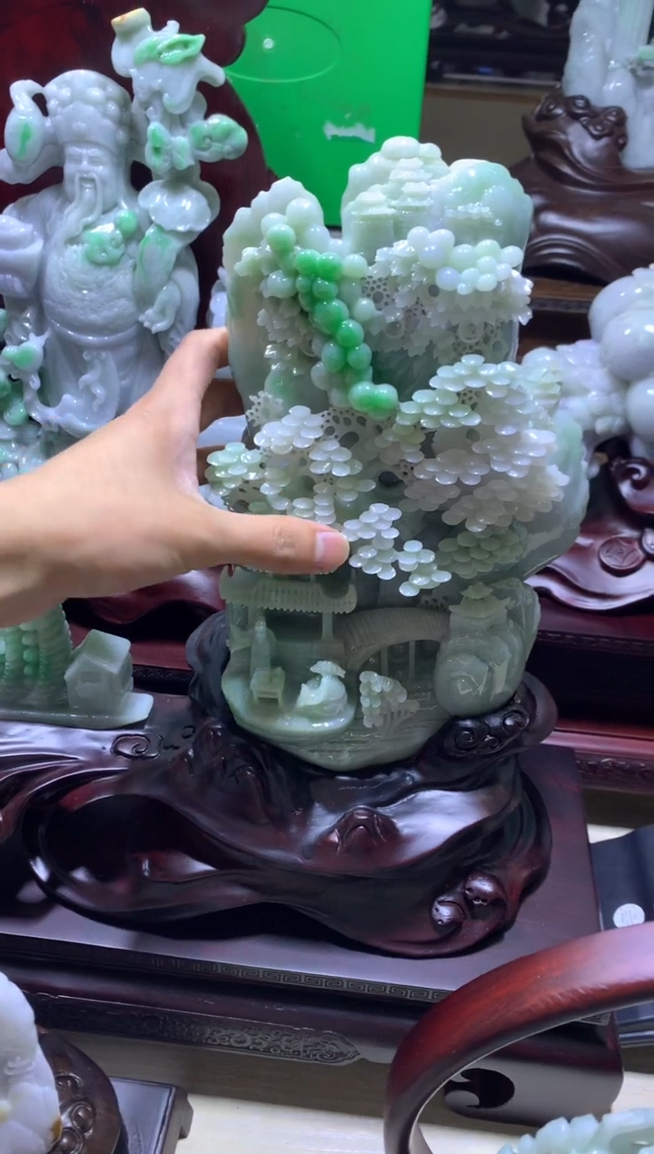 【闪购商品】翡翠挂件未镶嵌翡翠摆件