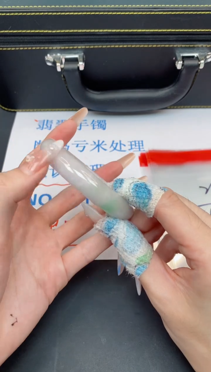 未镶嵌手镯翡翠有瑕疵NO退换-25
