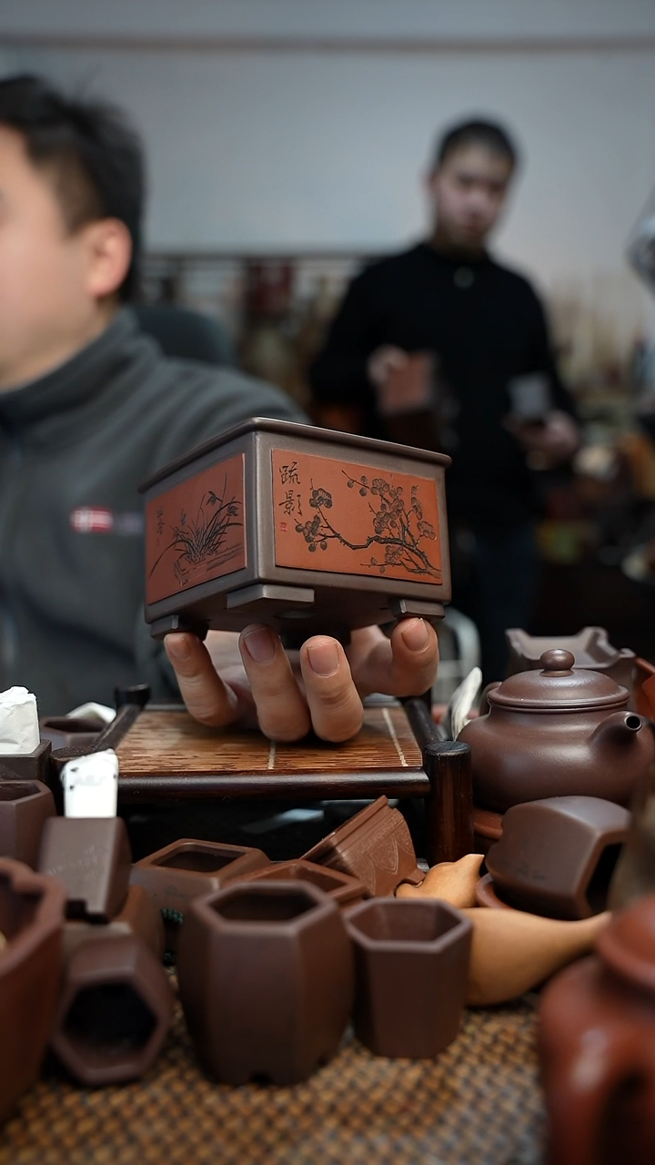 紫砂花盆锦*長木軒精品紫砂