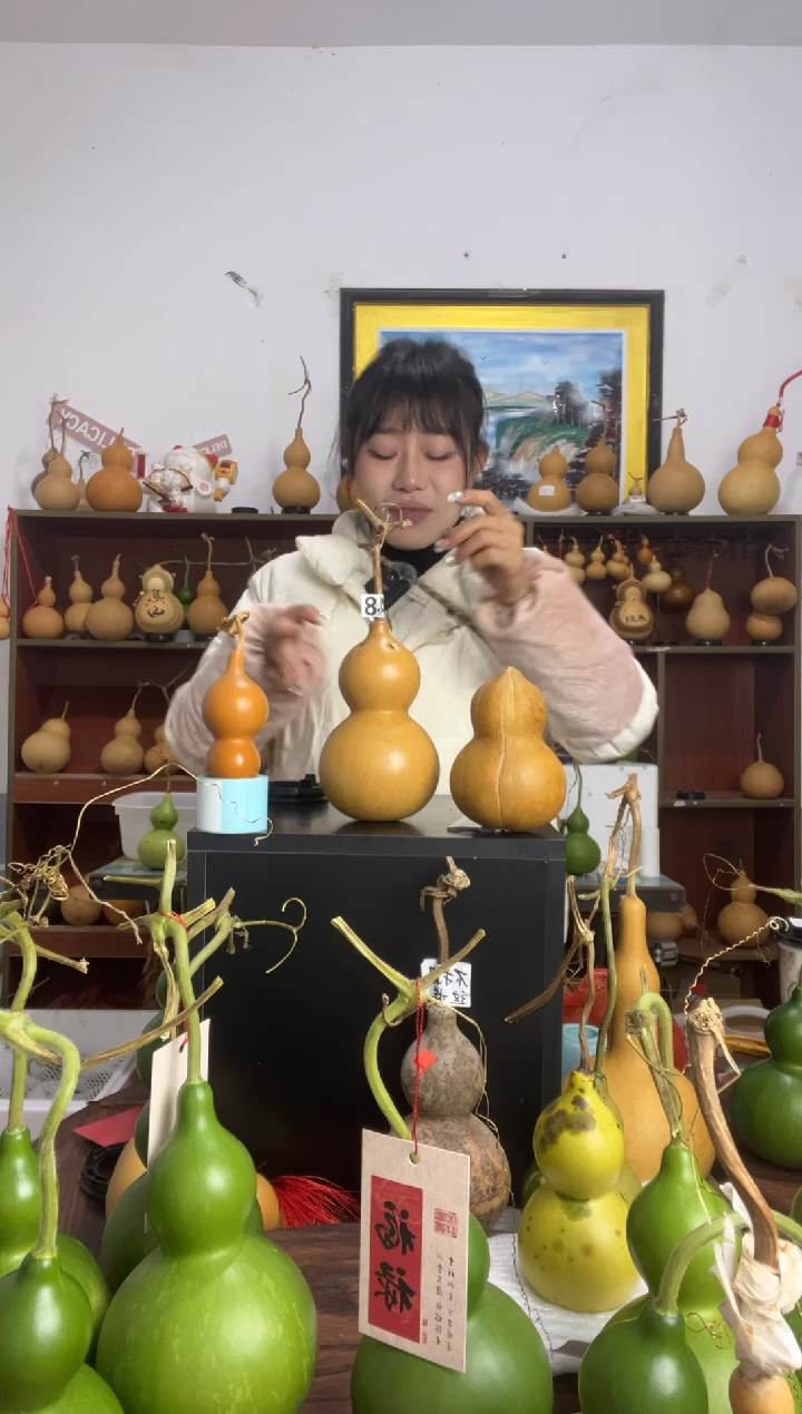 是***孔448天然葫芦摆件 一物一拍龙头不保售后