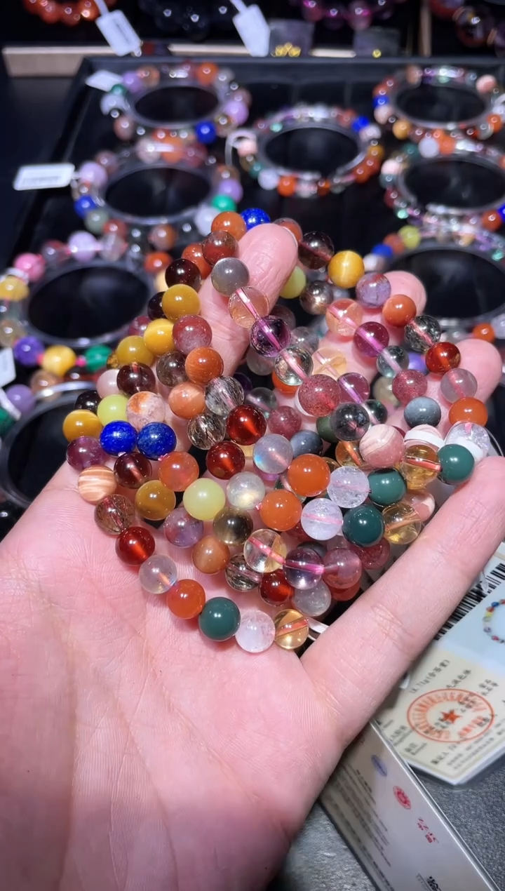 【闪购商品】水晶手链未镶嵌多宝单圈A8（多样性发其一）