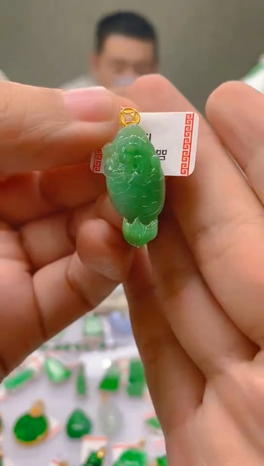 【闪购商品】翡翠颈饰18K金镶嵌 新号开播，全场乱卖