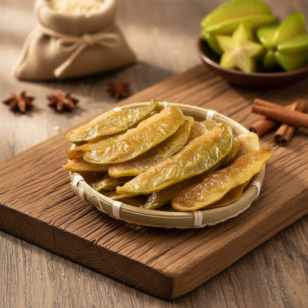 咸酸杨桃干杨桃片微咸微酸新兴特产凉果零食果脯蜜饯果干