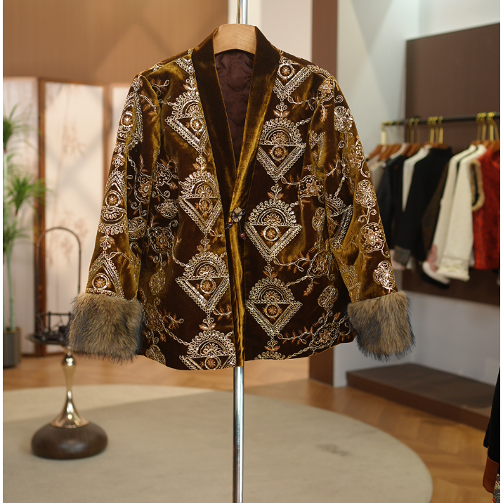 【照壁】常规款厚款长袖民族风时尚气质照壁上衣